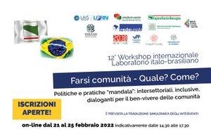 12° Workshop internazionale del Laboratorio italo-brasiliano. Farsi comunità - Quale? Come?