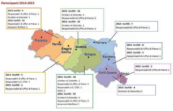 cartina partecipanti 2013-2015