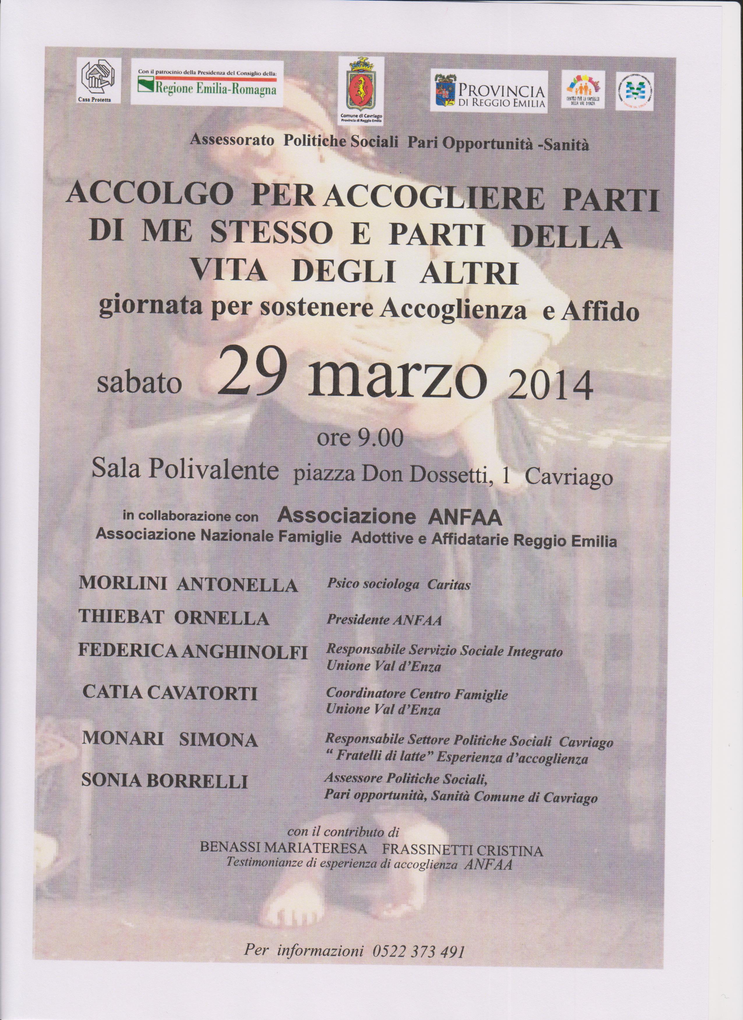 locandina accolgo per accogliere