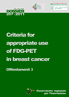 Dossier n. 207/2011 - Criteria for appropriate use of FDG-PET in breast cancer. Orientamenti 3