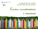 Le segnalazioni dei cittadini agli URP delle Aziende sanitarie. Come condividere i risultati